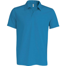 PROACT PA482 férfi rövid ujjú galléros sprtpóló Proact, Aqua Blue-S