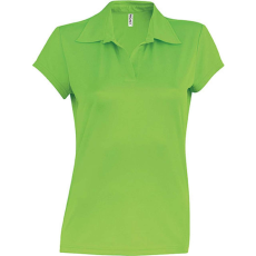 PROACT PA483 rövid ujjú Női galléros sprtpóló Proact, Lime-XL