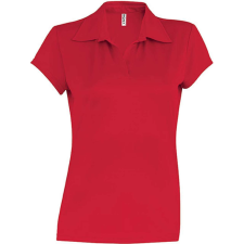 PROACT PA483 rövid ujjú Női galléros sprtpóló Proact, Red-XL női póló