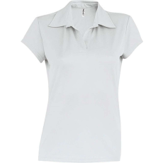 PROACT PA483 rövid ujjú Női galléros sprtpóló Proact, White-L