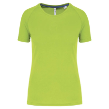 PROACT rövid ujjú környakas Női sportpóló PA4013, Lime-2XL női póló