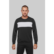 PROACT Uniszex pulóver Proact PA373 polyester Sweatshirt -4XL, Sporty Royal Blue/White