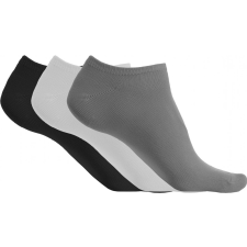 PROACT Uniszex zokni Proact PA033 Microfibre Trainer Socks - pack Of 3 pairs -39/42, Storm Grey/White/Black női zokni