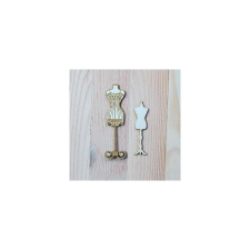 Próbababák, méretük: 23x90 mm, 17x65 mm dekorációs kellék