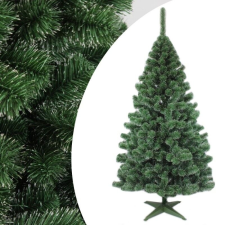 PROCART Műfenyő, kasmírfenyő 220 cm, fehér tűlevelek, vékony tűlevelek, natúr zöld műfenyő