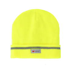 Procera Akril kötött téli sapka sárga fényvisszaverő