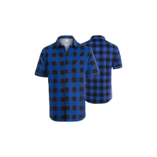 Procera Flanel ing, rövid ujjú, kék, XL-es méret munkaruha