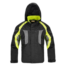 Procera Lumina Bélelt Téli Kabát Fekete/Sárga - 2XL munkaruha