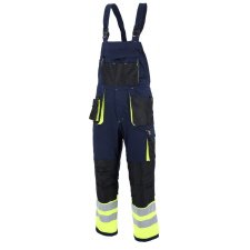 Procera Proman stretch 250 BIB nadrág, navy blue HV, méret 52 munkaruha