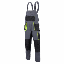 Procera Proman stretch 250 BIB nadrág szürke sárga - méret 58 munkaruha