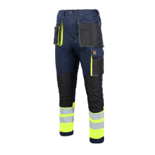 Procera Proman stretch 250 nadrág, navy blue HV, méret 56 munkaruha