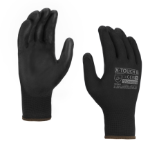 Procera PU bevonatos védőkesztyű x-touch fekete 6, méret