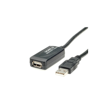 PROCONNECT USB-A apa - USB-A anya Aktív Hosszabbító kábel - Fekete (30m) kábel és adapter