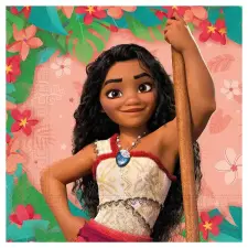 Procos Disney Hercegnők Vaiana 2 20db-os 2 rétegű szalvéta csomag party kellék