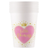 Procos Little Princess papírpohár 8db-os szett 200ml