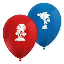Procos Sonic a sündisznó latex lufi 8db-os szett party kellék