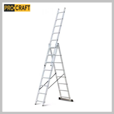 PROCRAFT Alumínium háromrészes létra 3x7 Procraft PLA3.424 létra és állvány