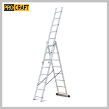 PROCRAFT Alumínium háromrészes létra 3x8 Procraft PLA3.508 létra és állvány