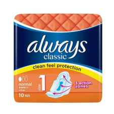 Procter&Gamble Mindig behelyez Classic 10 db Normal intim higiénia