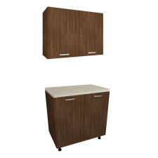 PRODA Elba alsó-felső konyhaszekrény szett 80 cm Wenge színben bútor