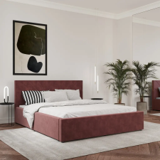 PRODA Fargo kárpitozott ágy, 160 x 200 cm, Lila ágy és ágykellék