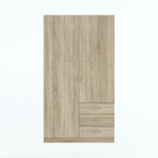 PRODA Riava gardróbszekrény 97cm 2D3S Sonoma Oak bútor