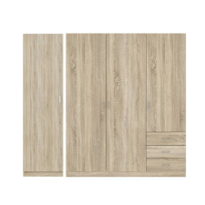 PRODA Riava Gardróbszekrény szett 195 cm - Sonoma N bútor