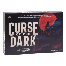 Professor Puzzle Curse of the Dark társasjáték, angol nyelvű társasjáték