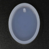  Professzionális szilikon öntőforma, átlátszó, ovális 2,2cm x 2,9 cm x 0,8cm