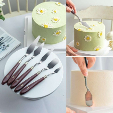 Professzionális tortaformázó, spatula konyhai eszköz