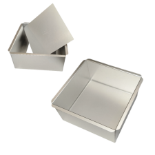  Profi Négyszög Tortaforma, Fém, 20 cm sütés és főzés