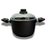 Proficookware Professzionális titán fazék Proficookware 24 cm mélység 14 cm indukcióhoz is