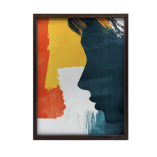 Profil Spokoju, 70x100 cm, bez ramy, płótno premium na blejtramie grafika, keretezett kép