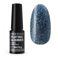 Profinails gel lac Platina Glimmer LED/UV lakkzselé 6gr P-10 lakk zselé