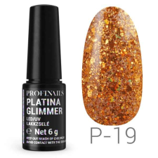 Profinails Platina Glimmer LED/UV lakkzselé 6g P-19 lakk zselé
