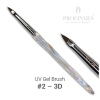 Profinails Profinails Aurore Boreale UV Gel Brush #2 3D