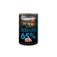 Profine Dog 65% konzerv - csirke & máj 400g kutyaeledel