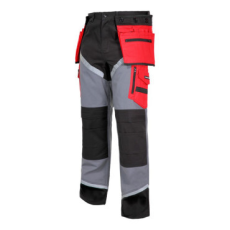 Profix Hungary Munkaruha Derék Prémium Szürke/Fekete/Piros 2XL