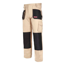 Profix Hungary Munkaruha Deréknadrág Beige/Fekete Pamut S/48