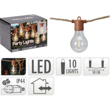 Progarden kerti lámpafüzér party light 10led/ 7,5m barna karácsonyfa izzósor