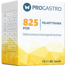  Progastro 825 élőflórát tartalmazó étrend-kiegészítő por – 11 tasak vitamin és táplálékkiegészítő