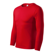 Progress LS póló unisex piros 2XL férfi pulóver, kardigán