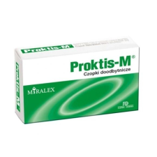 Proktis-M végbélkúpok, 10 darabos csomag gyógyhatású készítmény
