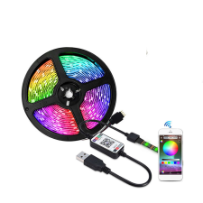 ProLight Lebit színváltós USB LED szalag mobiltelefonos távirányítással 1 méter-es PRL-C23730 világítási kellék