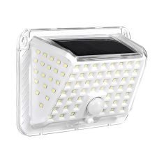 PRONETT XJ5043 Napelemes fali lámpa, érzékelős, LED, 5 W kültéri világítás