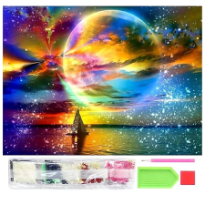 PRONETT XJ5148 Gyémántfestő - Hold kreatív és készségfejlesztő