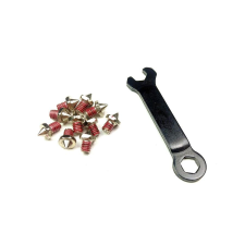 Propedal P53 pót tüske cserélhető szegecses pedálhoz, M4x4,5 mm, 10 db kerékpár hajtómű