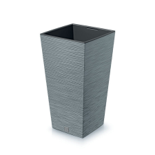 PROSPERPLAST Furu Square Beton Virágcserép Barázdált Felülettel 20 cm, 5db-os csomag kerti tárolás