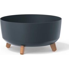 PROSPERPLAST GRACIA LOW kaspó 38 cm antracit (DGRL400L-S433) kerti tárolás
