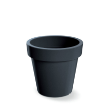 PROSPERPLAST Lofly Antracit Műanyag Virágcserép 19,6 cm, 10db-os csomag kerti tárolás